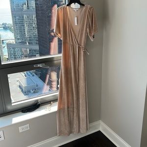 NWT Baltic Born velvet wrap dress
